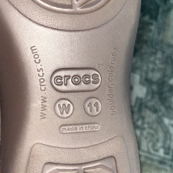Crocs women’s Olivia brown sling backs size 11 - Picture 8 of 8